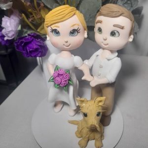 Topo personalizado fofinho simples com pet